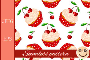 Cupcakes Seamless Patterns