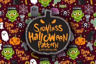 Halloween Seamless Patterns 1: A Versatile Digital Asset for Seasonal Design and Production