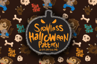 Halloween Seamless Patterns 21