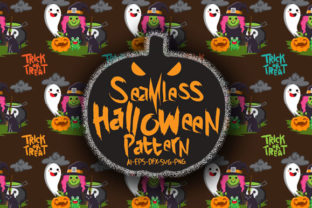 Halloween Seamless Patterns 37