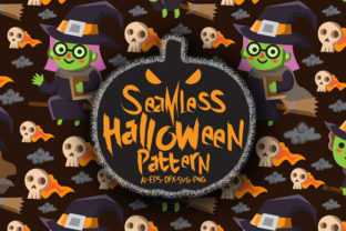 Halloween Seamless Patterns 43