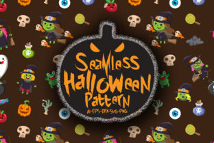 Halloween Seamless Patterns 48