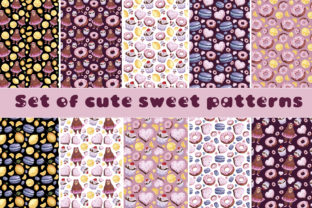 Set of Cute Sweet Patterns: Versatile, Playful Designs for Everyday Creativity