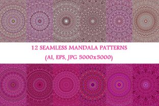 Why Designers and Brands Are Embracing the 12 Pink Mandala Seamless Patterns Package